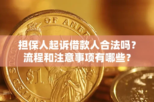 北京担保人起诉借款人合法吗？流程和注意事项有哪些？