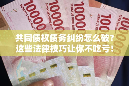 北京共同债权债务纠纷怎么破？这些法律技巧让你不吃亏！