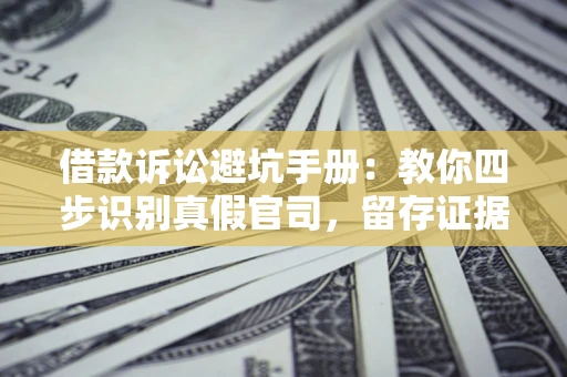 北京借款诉讼避坑手册：教你四步识别真假官司，留存证据不踩雷