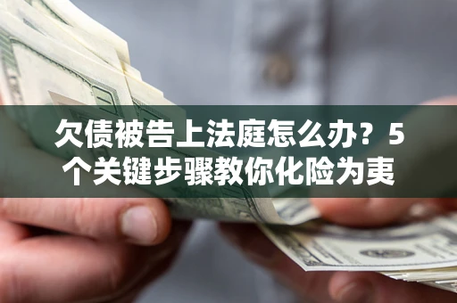北京欠债被告上法庭怎么办？5个关键步骤教你化险为夷