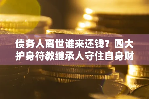 北京债务人离世谁来还钱？四大护身符教继承人守住自身财产